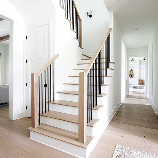 White oak with Tub Balusters